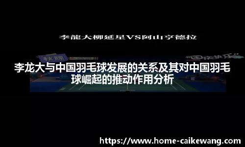 李龙大与中国羽毛球发展的关系及其对中国羽毛球崛起的推动作用分析